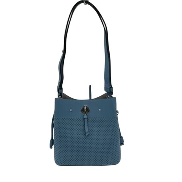 Kate Spade New York Marti Large Bucket Bag*New w/out tags*BLUE Pebbled Leather - Picture 3 of 16